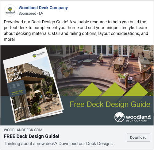 general contractor facebook marketing ad