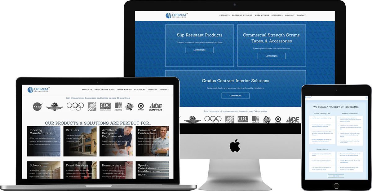 manufacturing web design